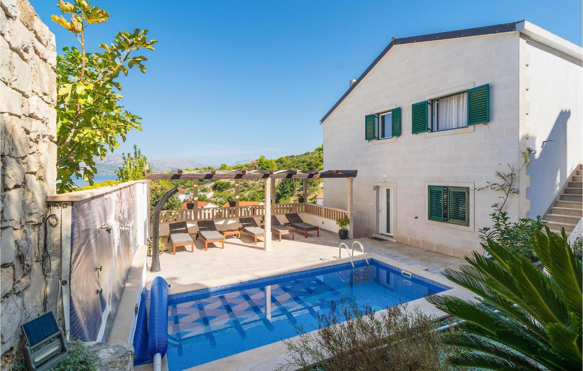 Nice Home In Postira With Outdoor Swimming Pool Luaran gambar